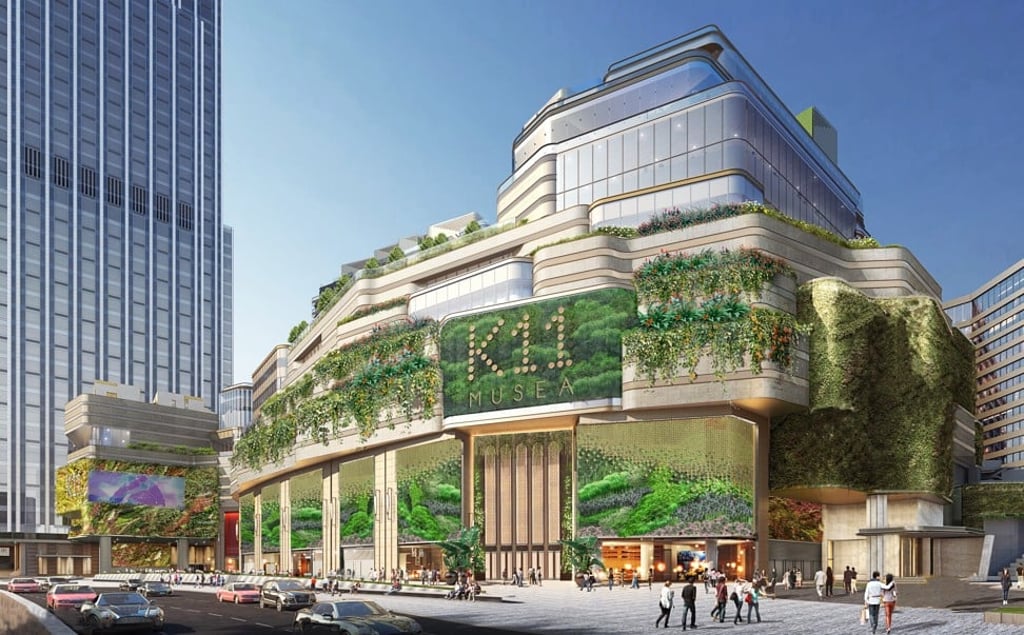 An artist’s impression of K11 Musea in Hong Kong, where British retail business Fortnum & Mason will have its own first stand-alone overseas store.
