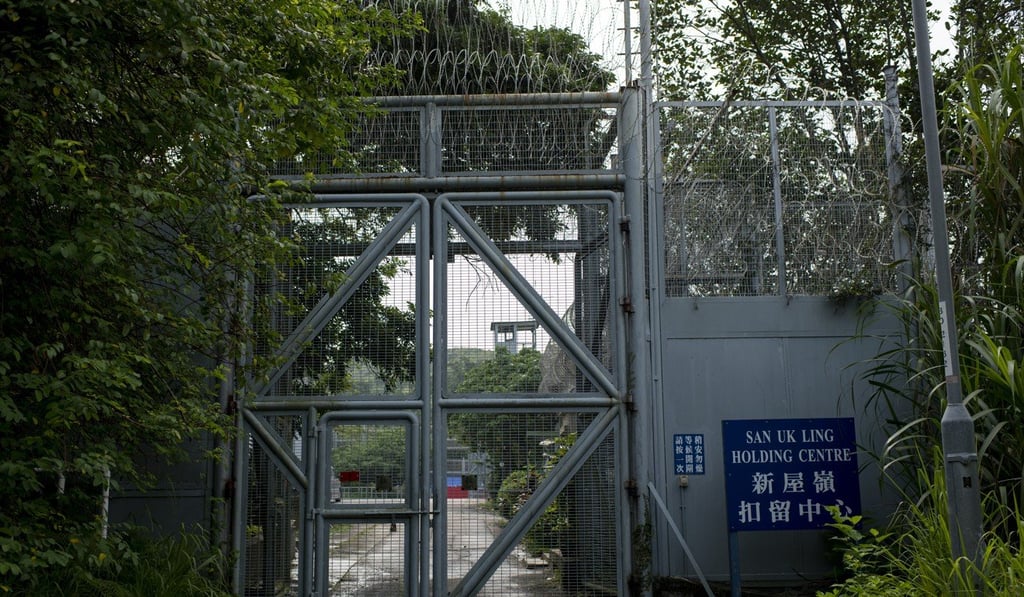 Some 31 of 54 arrested anti-government protesters detained at San Uk Ling Holding Centre had to be hospitalised, six with fractured bones. Photo: Warton Li Some 31 of 54 arrested anti-government protesters detained at San Uk Ling Holding Centre had to be hospitalised, six with fractured bones. Photo: Warton Li