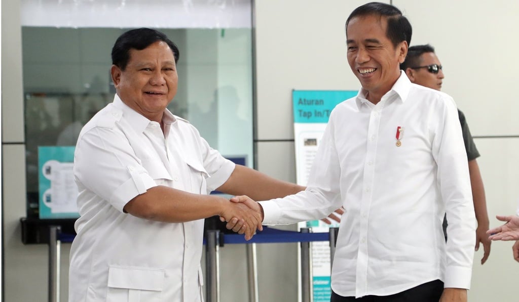 Opposition candidate Prabowo Subianto (left) and incumbent President Joko Widodo faced off in this year’s election. Photo: EPA