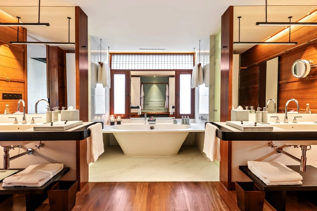 This is just the bathroom – a canopy deluxe room at The Datai Langkawi This is just the bathroom – a canopy deluxe room at The Datai Langkawi