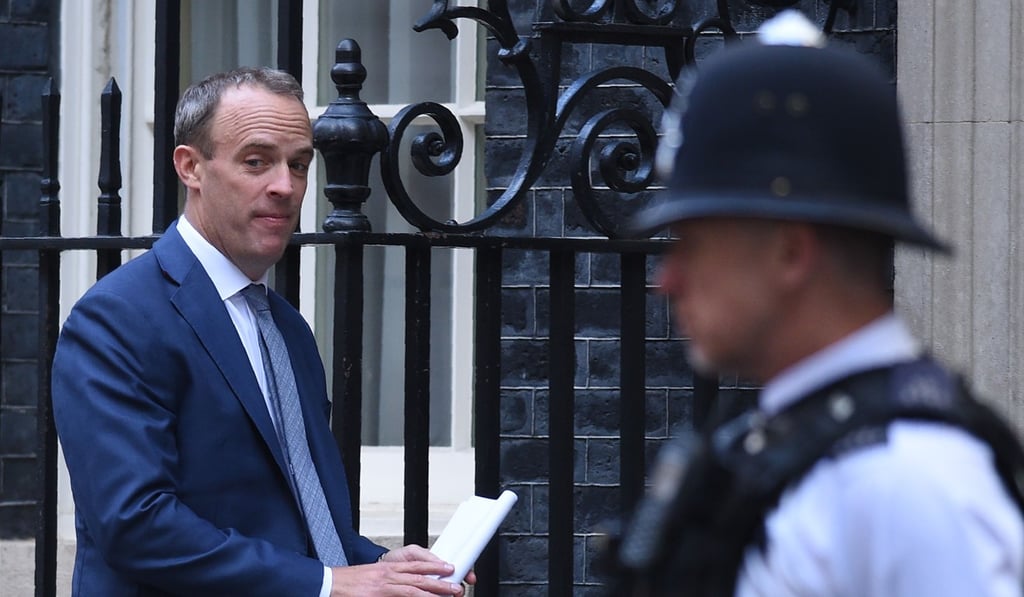 Britain’s Foreign Secretary Dominic Raab. Photo: AFP