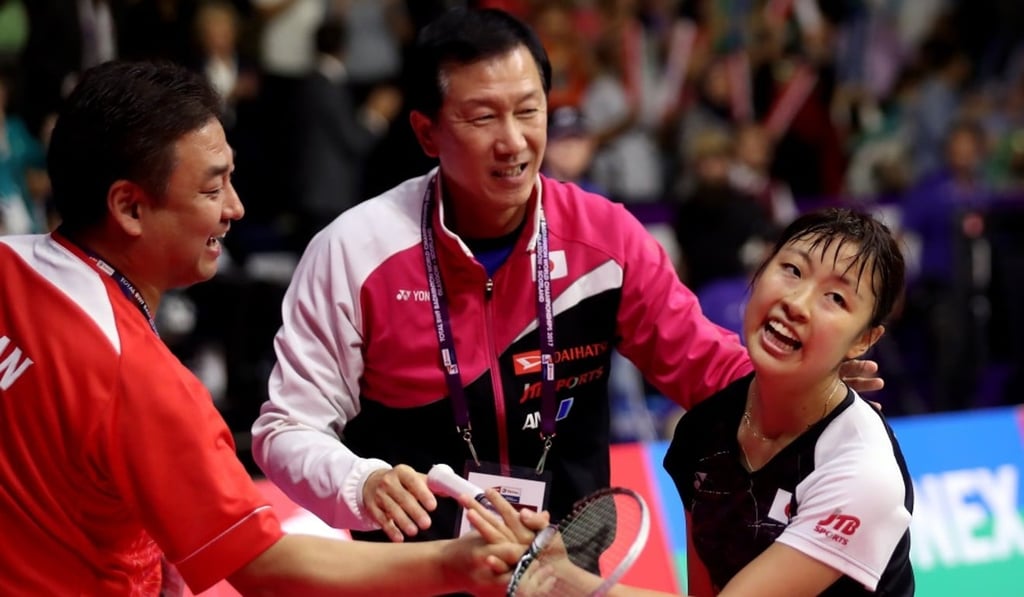 South Korean Park Joo-bong (middle) is the head coach of Japan. Photo: Badmintonphoto/BWF