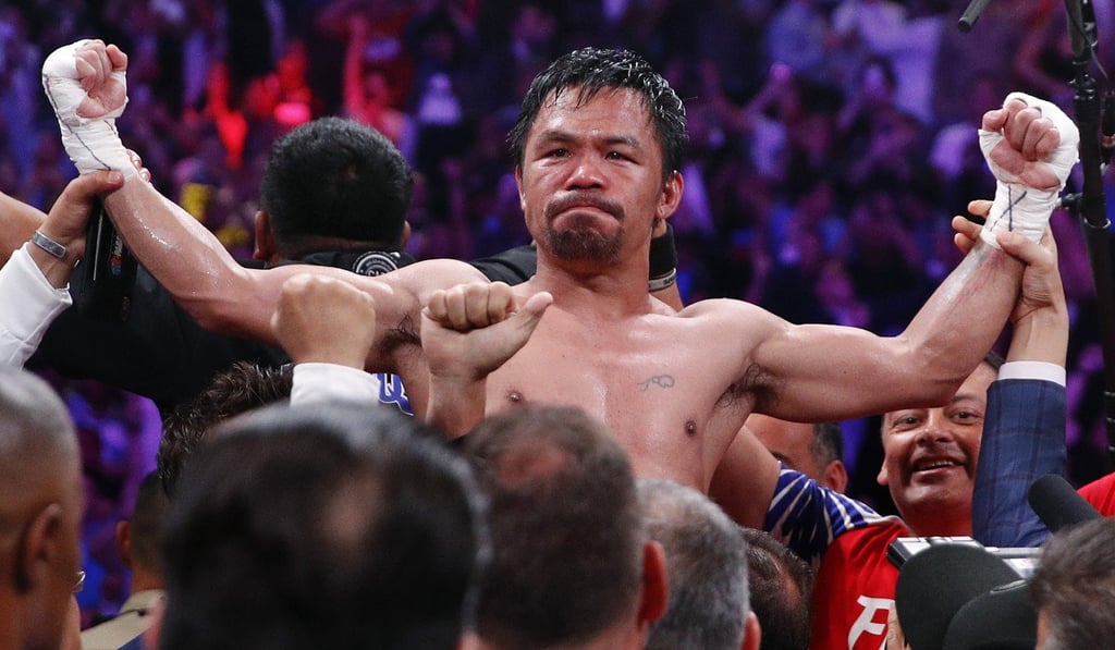 Manny Pacquiao is looking for his next opponent as he continues his fairy tale career. Photo: AP