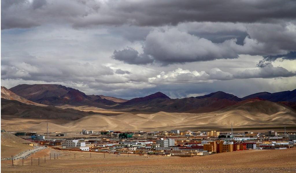 The city of Ali in Aksai Chin, much of which is controlled by Beijing but claimed by New Delhi. Photo: Shutterstock