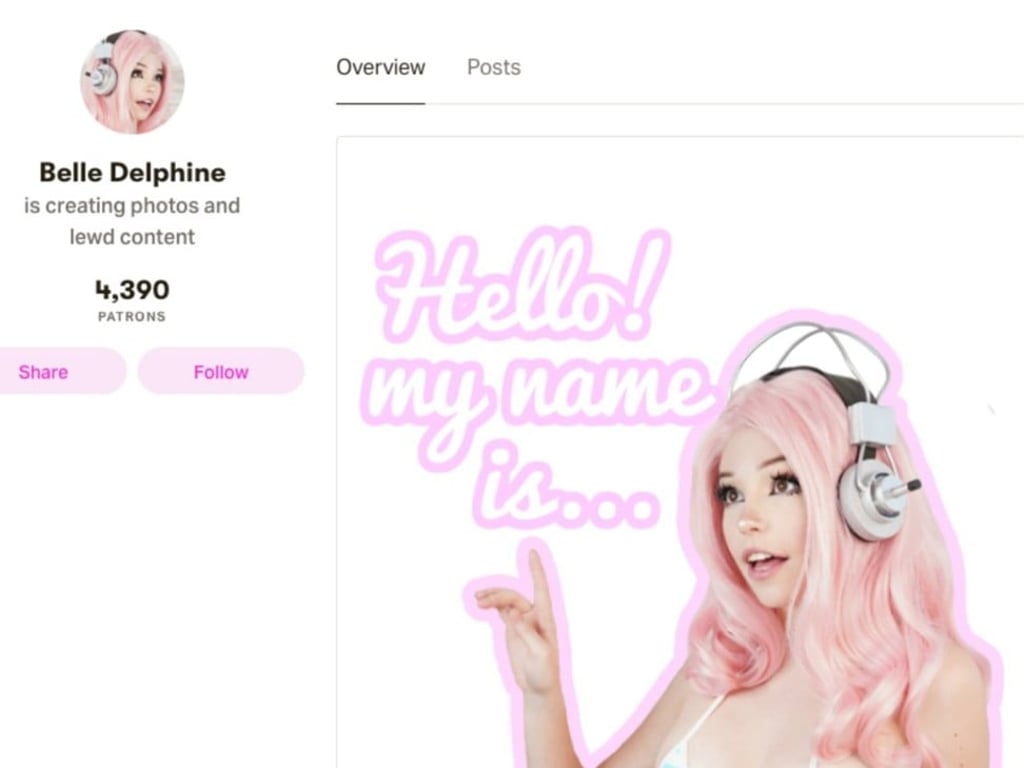 Has Belle Delphine, the model kicked off Instagram after posing with a dead  octopus, gone too far? | South China Morning Post