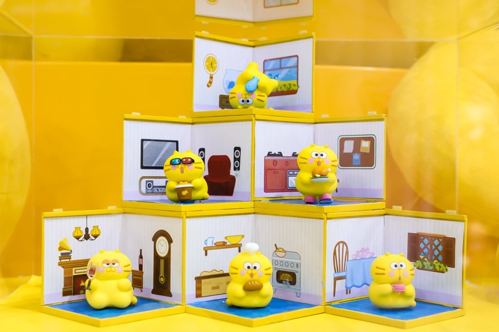 A range of Eggy toys.