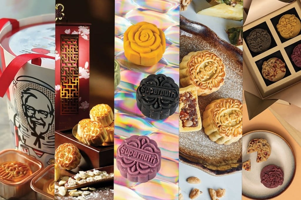 A rainbow of unique mooncake treats
