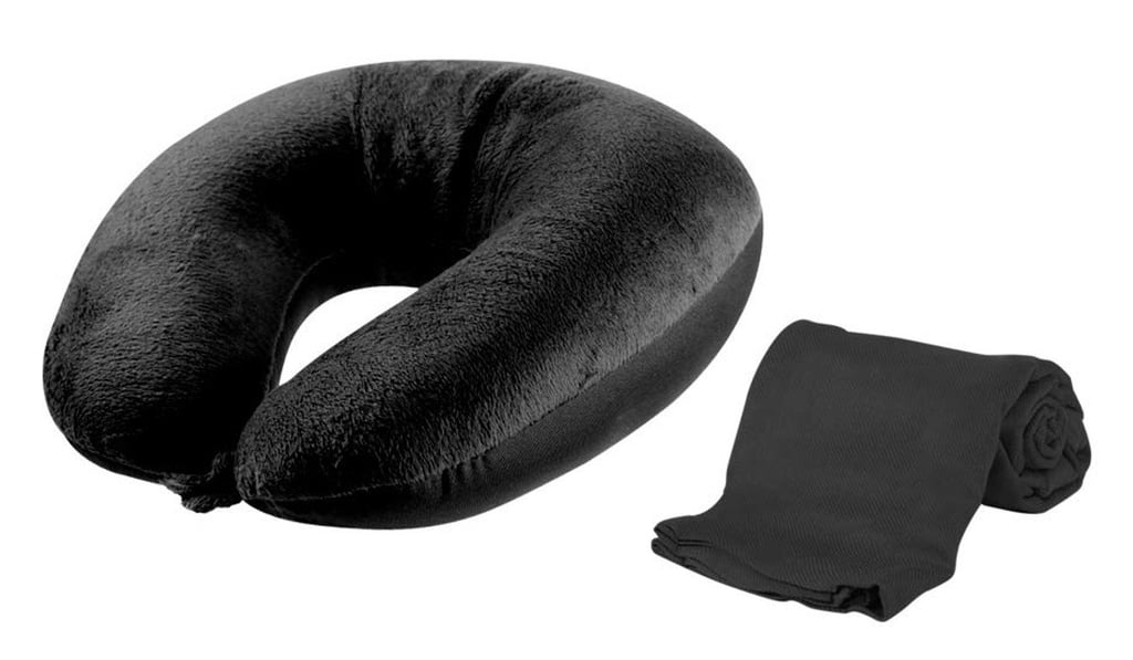 The Cloudz Dual Comfort Microbead Travel Neck Pillow.