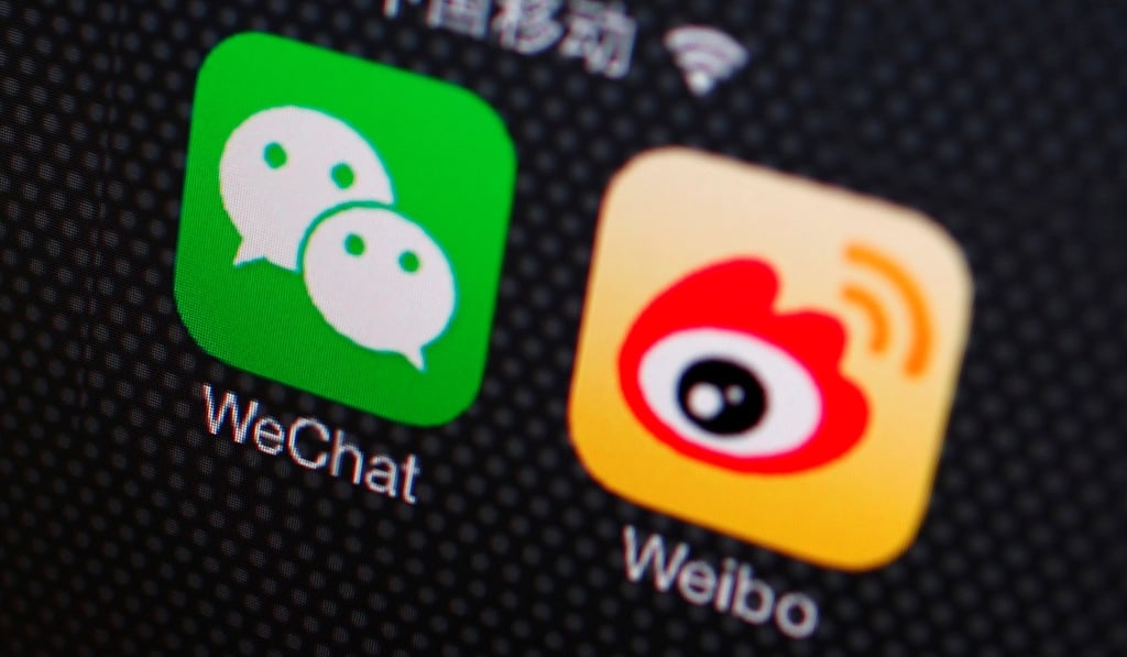 The fidelity investigation played out on WeChat and Weibo. Photo: Reuters