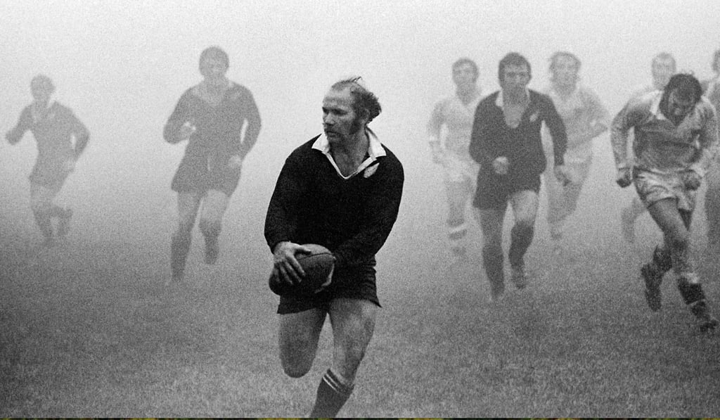 Sid Going leads the thundering herd out of the mist. Photo: Anastasia Photo, New York. ©Peter Bush