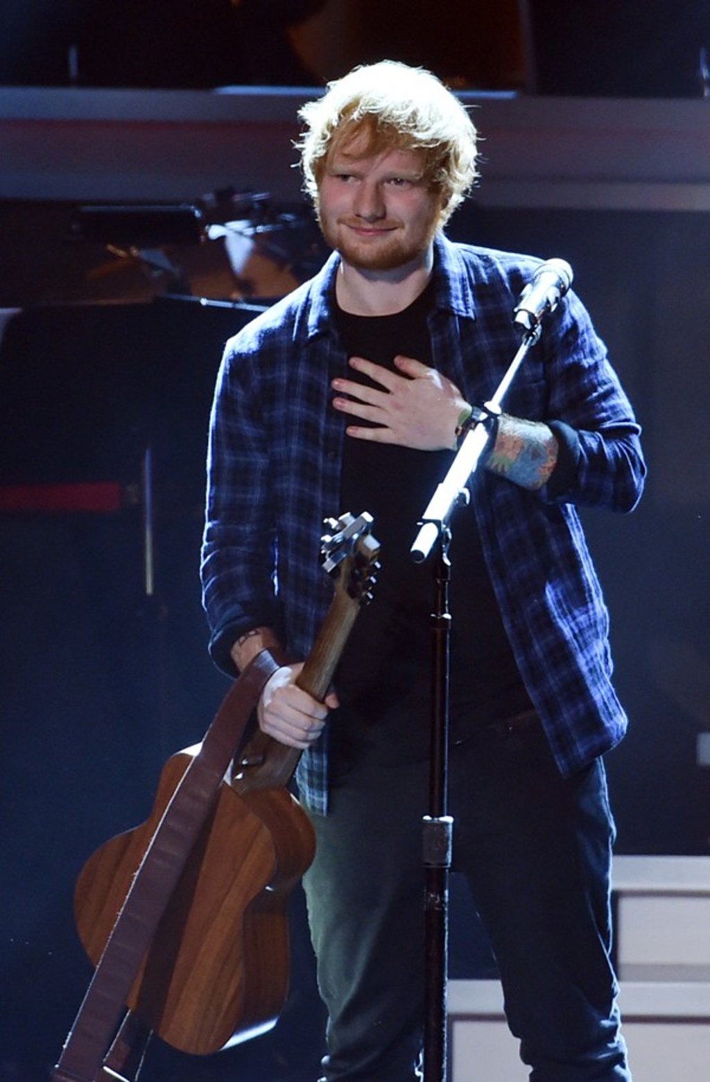 Ed Sheeran: a man with a plan. Photo: AP