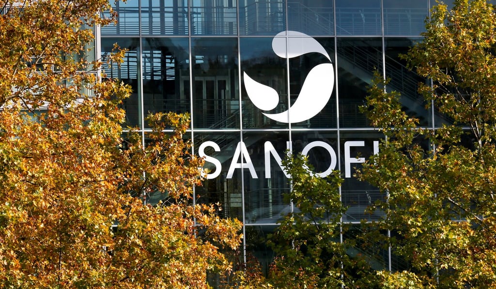 Sanofi’s logo on the company headquarters in Lyon, France. Photo: Reuters