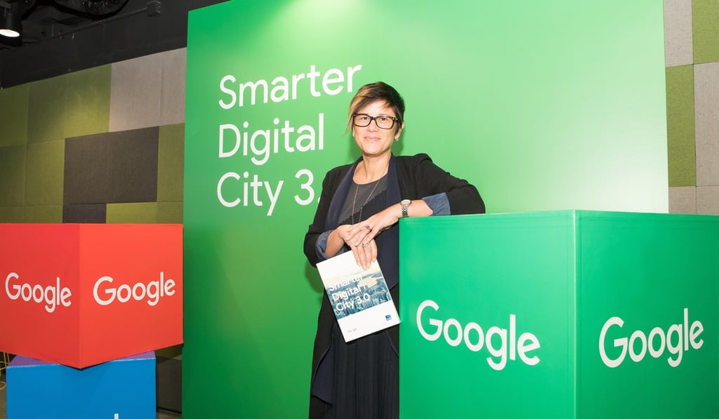 Leonie Valentine, managing director, sales and operations, Google Hong Kong, shared the smart city white paper on September 16, 2009. Photo: Handout