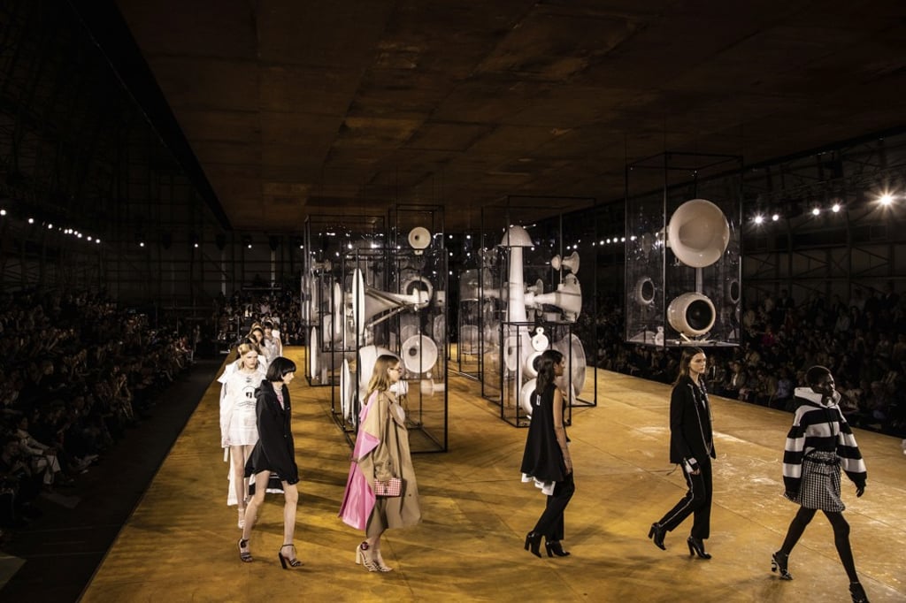 Models wear Burberry creations at the spring/summer 2020 runway show at London Fashion Week. Photo: Invision/AP Models wear Burberry creations at the spring/summer 2020 runway show at London Fashion Week. Photo: Invision/AP