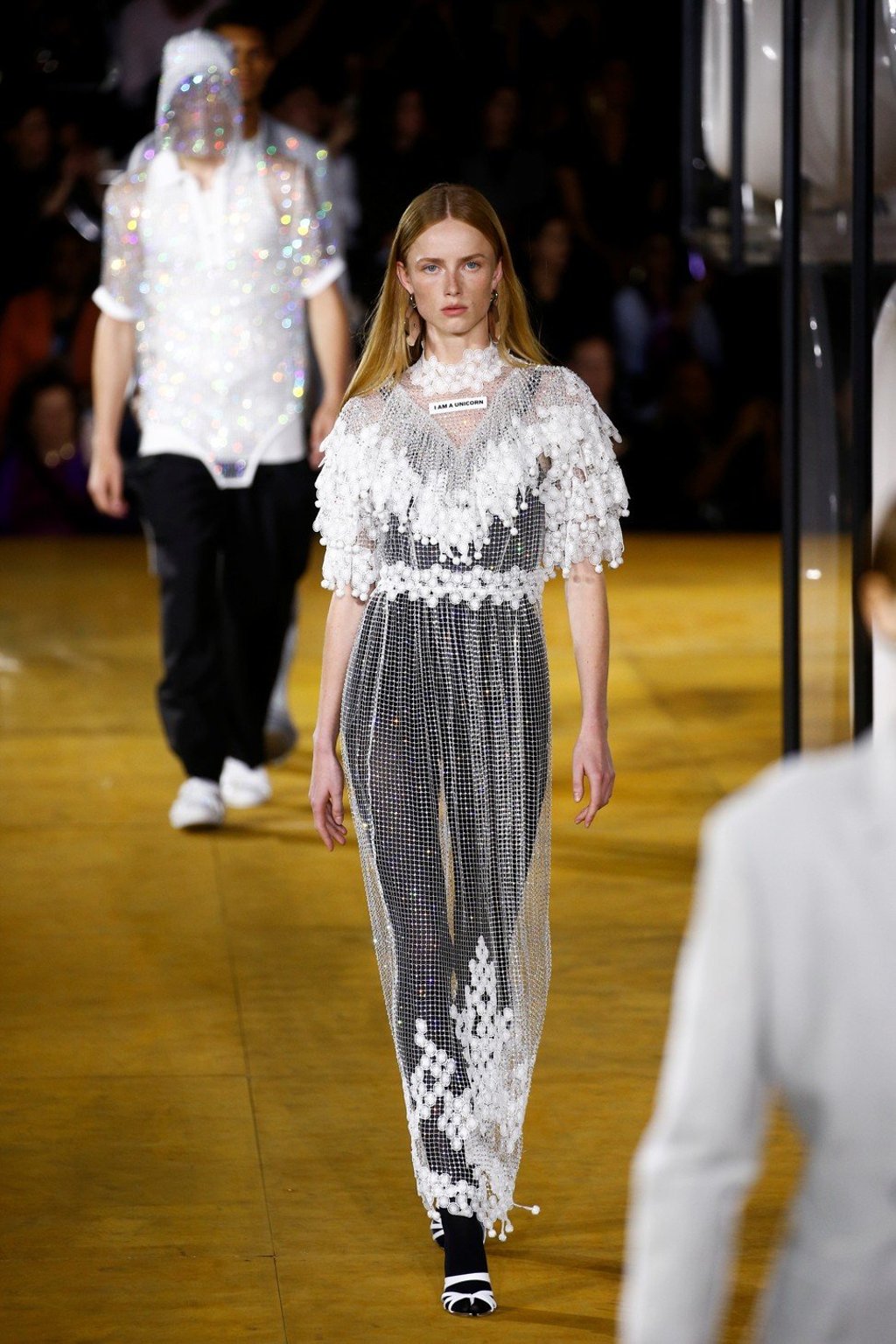 Models wear Burberry creations at the spring/summer 2020 runway show at London Fashion Week. Photo: Reuters Models wear Burberry creations at the spring/summer 2020 runway show at London Fashion Week. Photo: Reuters