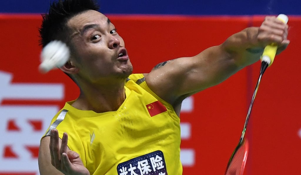 Lin Dan lost out to Momota Kento of Japan at the China Open. Photo: Xinhua