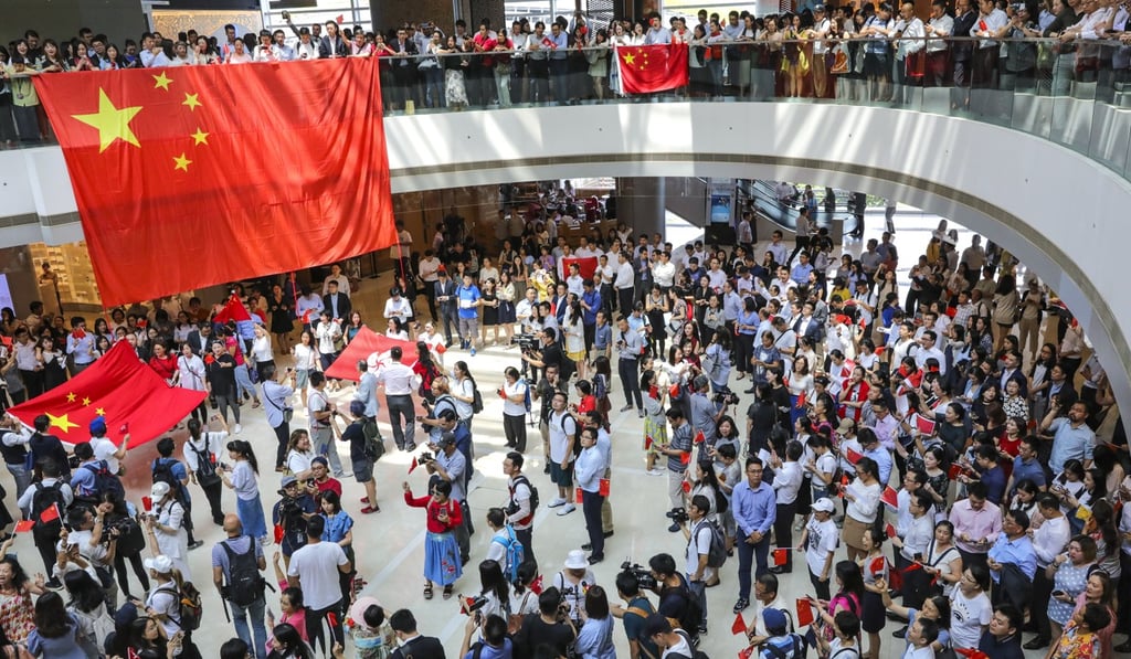 The bank worker was apparently in favour of the pro-democracy protest in Hong Kong. Photo: May Tse
