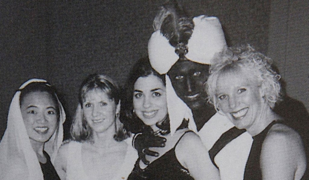 Trudeau, with his face and hands painted brown, poses at an ‘Arabian Nights’ party in Canada at the turn of the millennium. Photo: Reuters