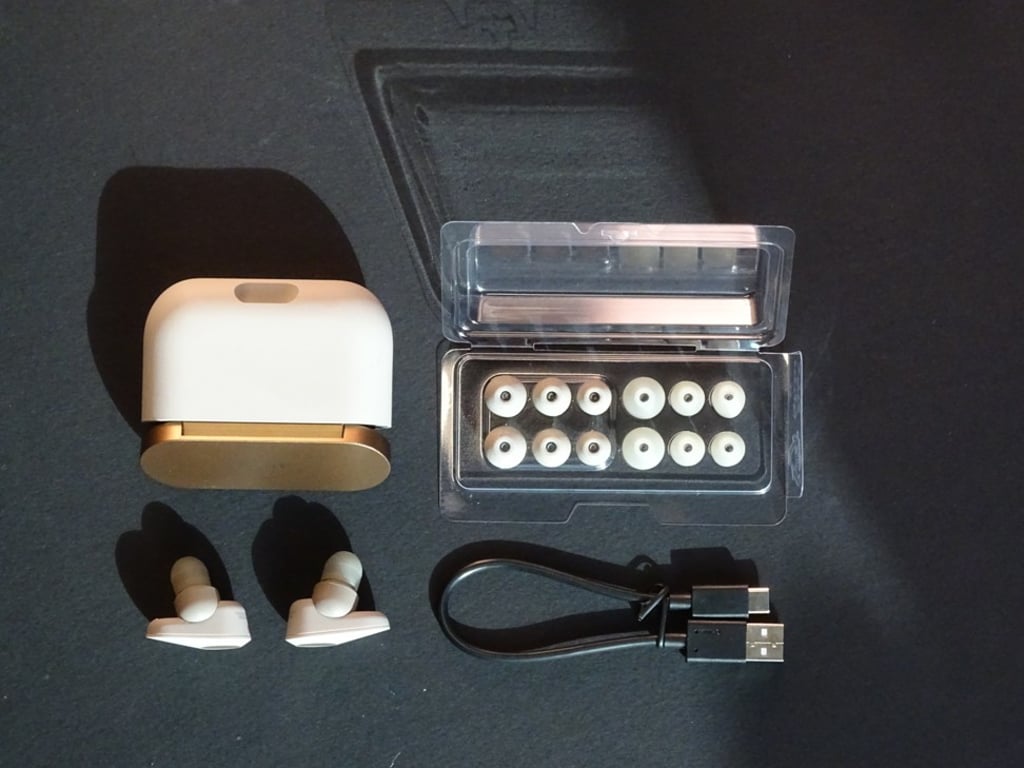 Full set of Sony earbuds. Photo: Kwok-wang Chow