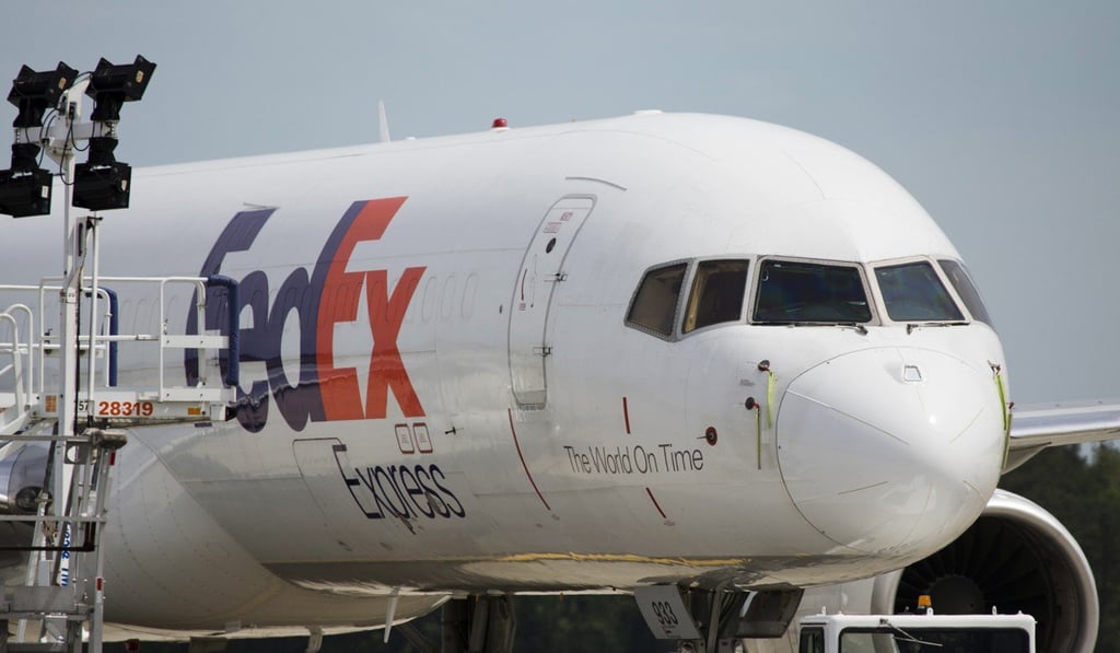 FA FedEx pilot was detained and released on bail in Guangzhou last week pending an investigation into airgun pellets allegedly found in his luggage. Photo: AP FA FedEx pilot was detained and released on bail in Guangzhou last week pending an investigation into airgun pellets allegedly found in his luggage. Photo: AP