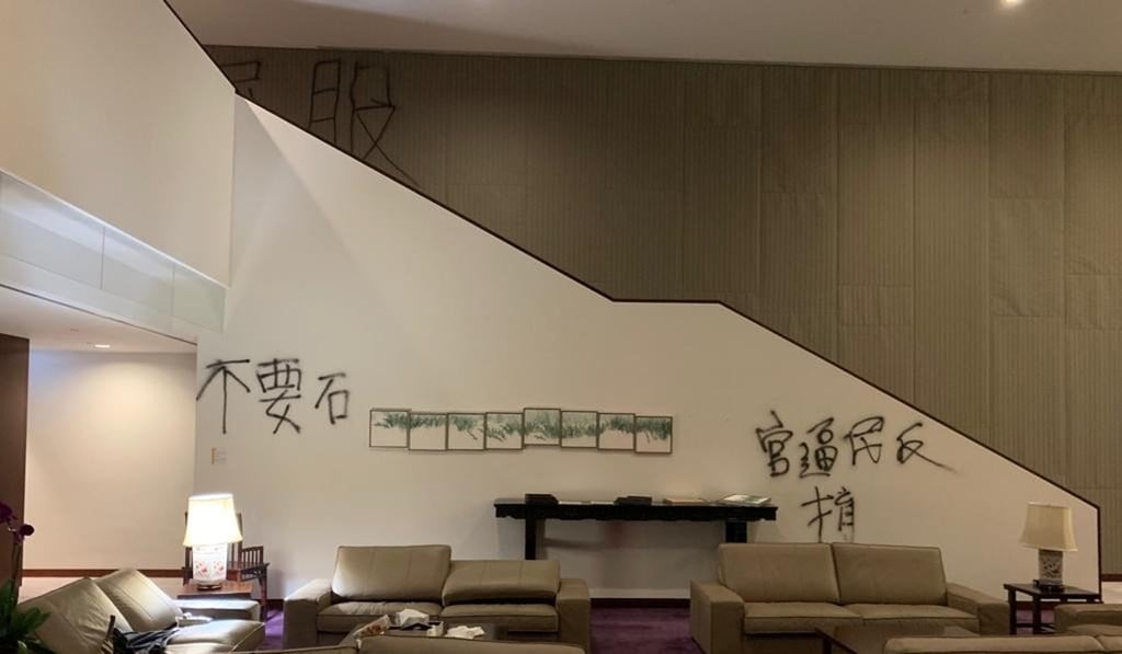 Scenes from inside Legco in July. Photo: SCMP