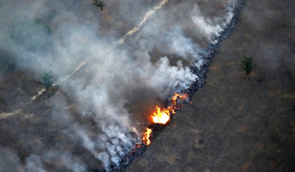 Fires near Porto Velho, Rondonia State, Brazil. Photo: Reuters
