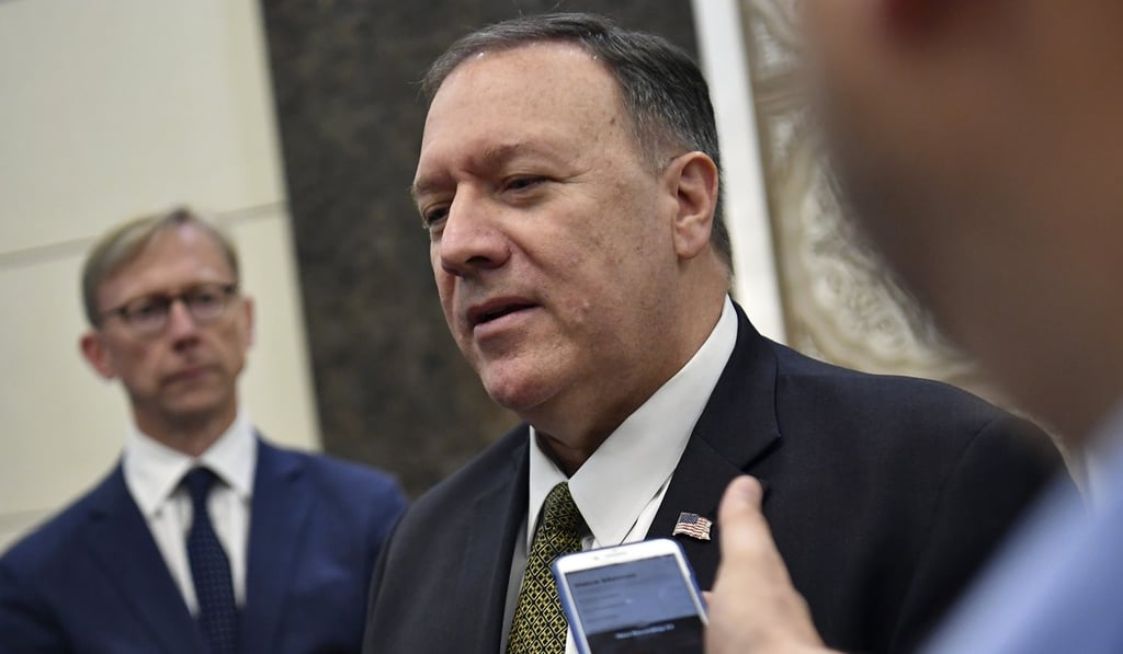 US Secretary of State Mike Pompeo. Photo: Pool via AP