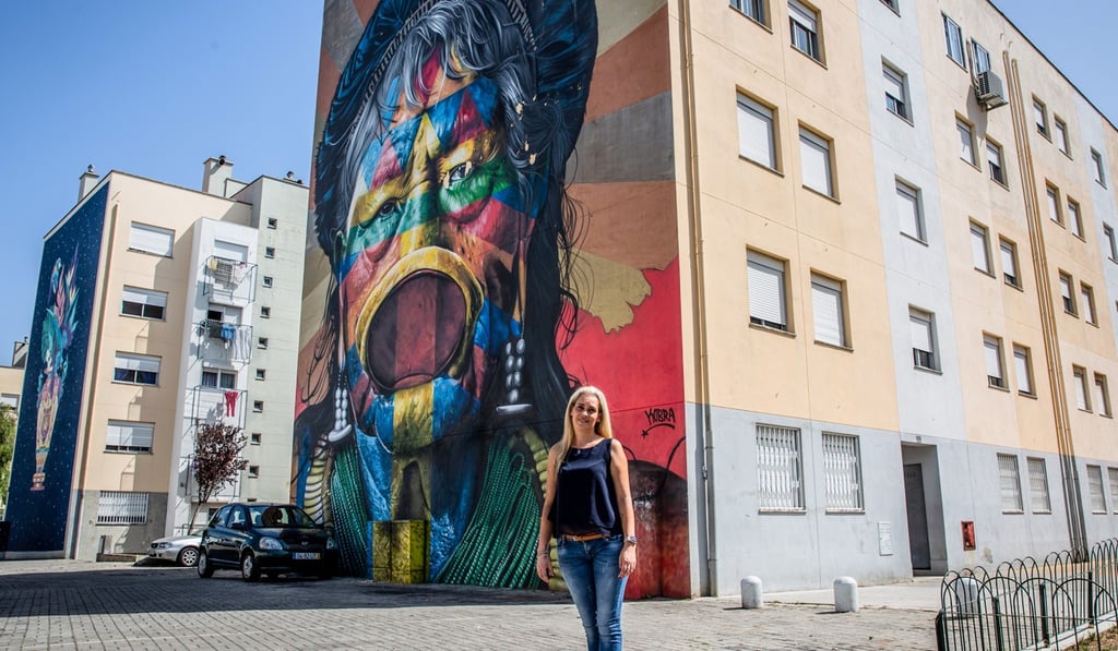 Ana Guerreiro, a waitress forced to move in with her mother in Lisbon, says prices have ‘gone through the roof’ in the city. Photo: Bloomberg