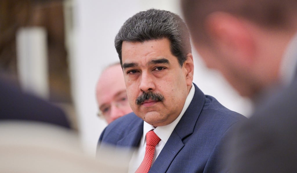 Maduro listens at the meeting with Putin in Moscow. Photo: EPA Maduro listens at the meeting with Putin in Moscow. Photo: EPA