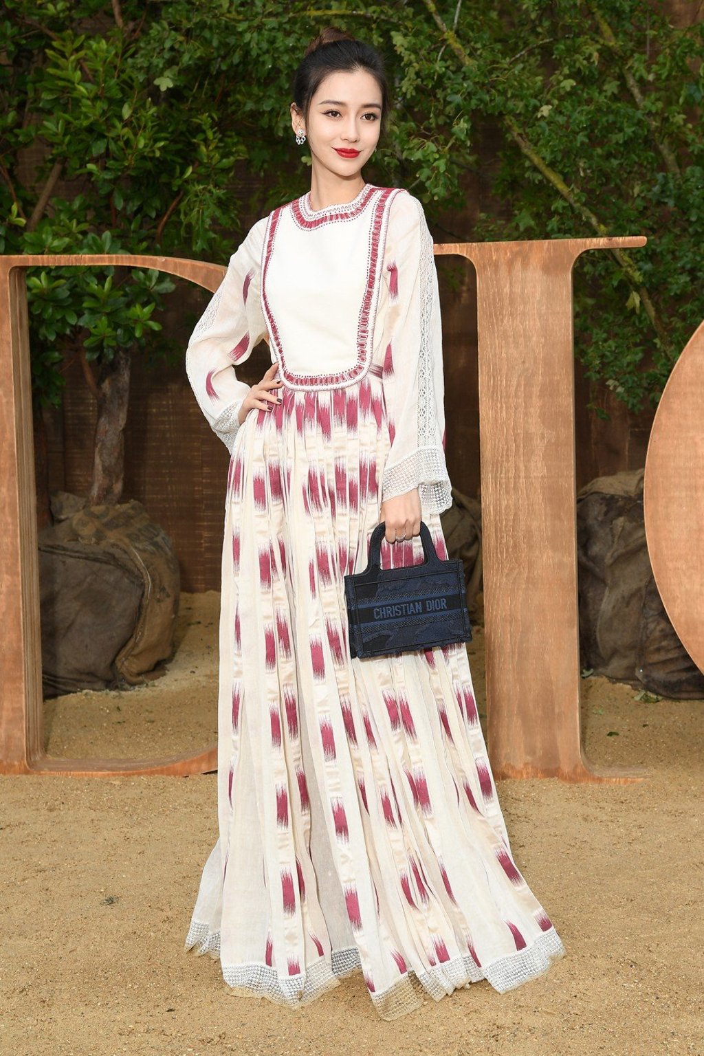 Model Angelababy at the Christian Dior Spring 2020 Ready-to-Wear Collection launch, at Paris Fashion Week. Photo: Getty