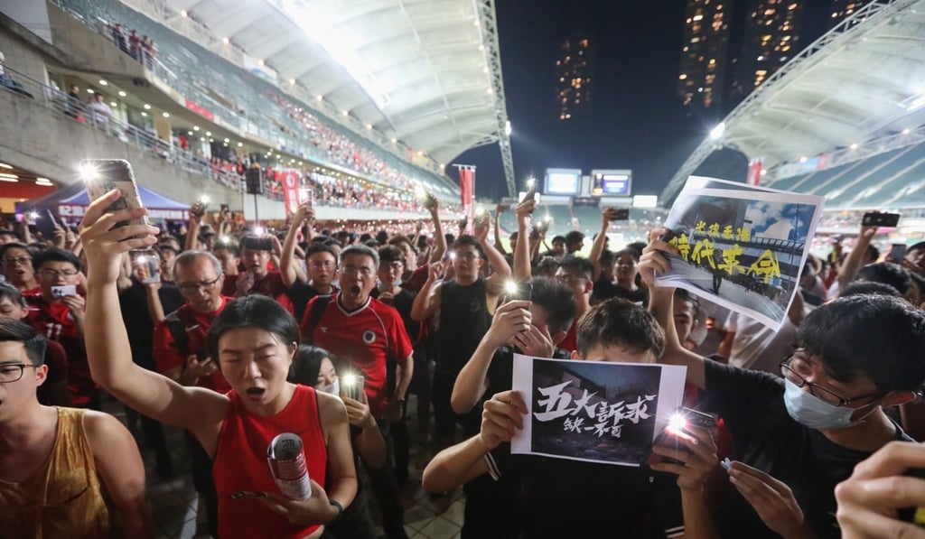 Hong Kong’s World Cup qualifying match against Iran on September 10 was hit by protests.