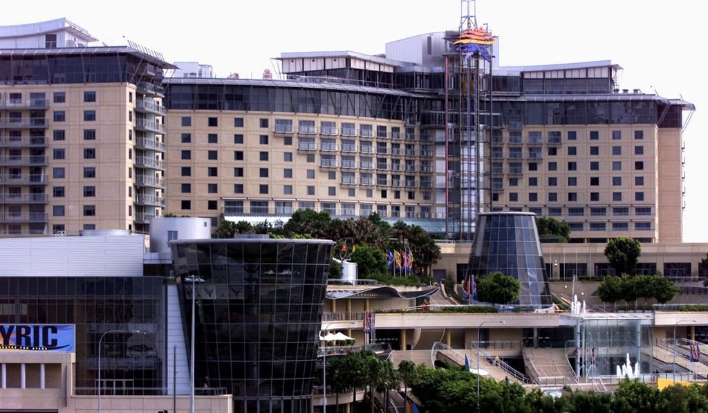 A view of the Star casino (then Star City) in Sydney in April 1999. Photo: AFP