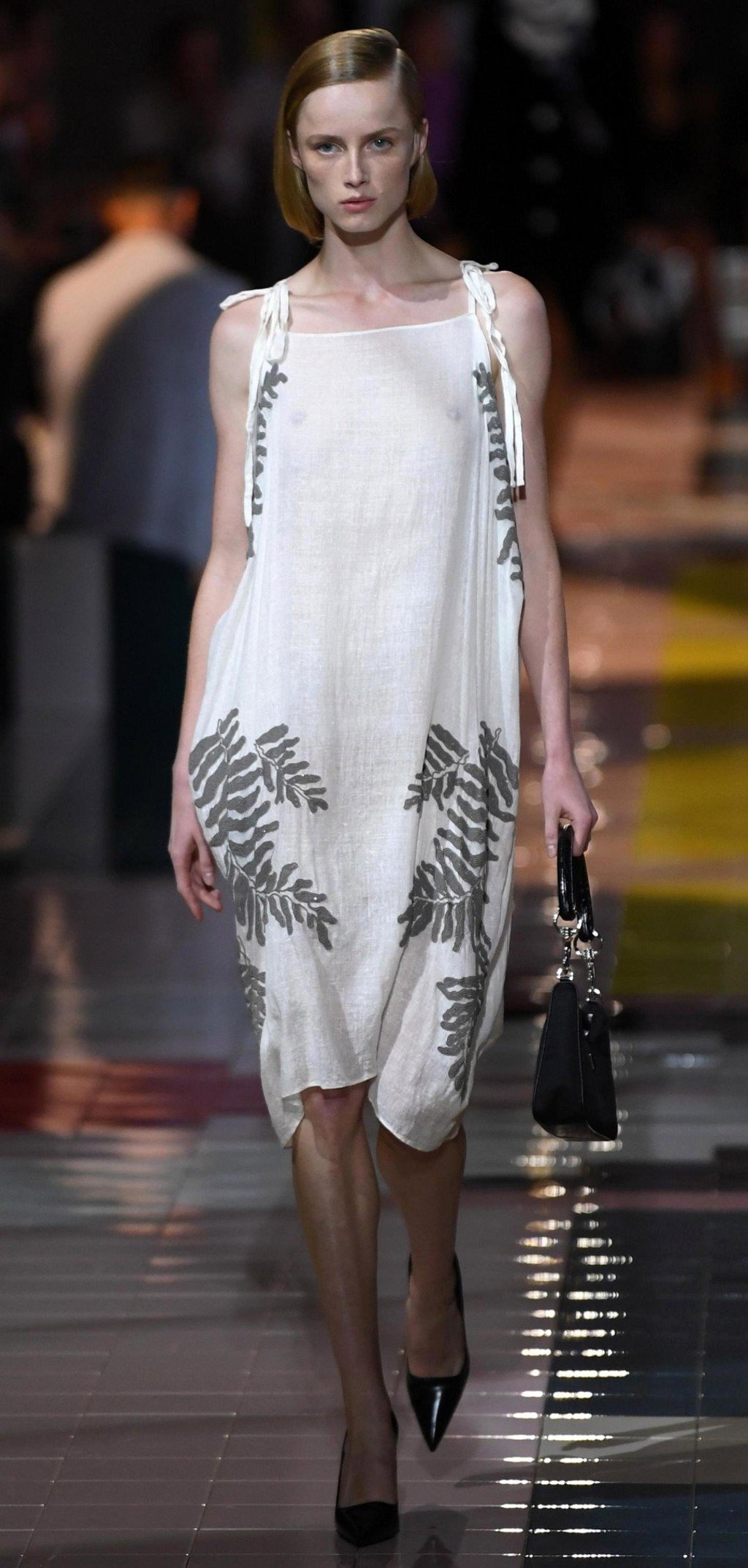 The Prada collection at Milan Fashion Week featured a mix of basics with staying power. Photo: Daniel Dal Zennaro/EPA-EFE