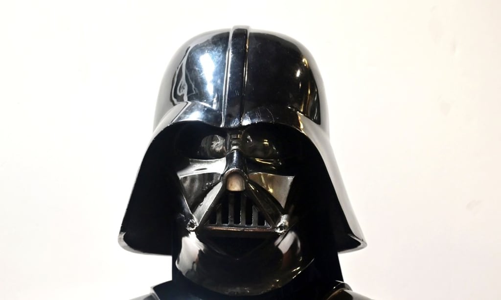 Darth Vader’s helmet could fetch up to US$500,000. Photo: Frederic J. Brown/AFP