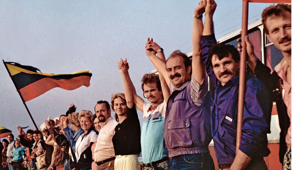 The Baltic Way was formed on August 23, 1989 by the people of Estonia, Latvia and Lithuania. Photo: Wikipedia