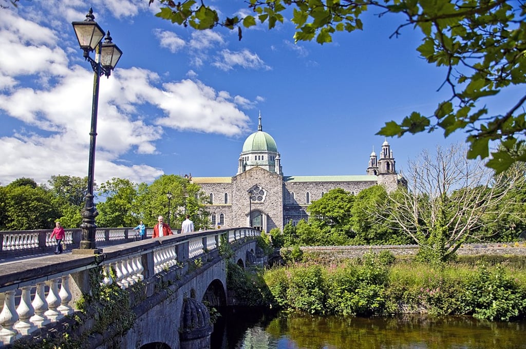 Salmon Weir Bridge and Galway Cathedral. Photo: Tim Pile