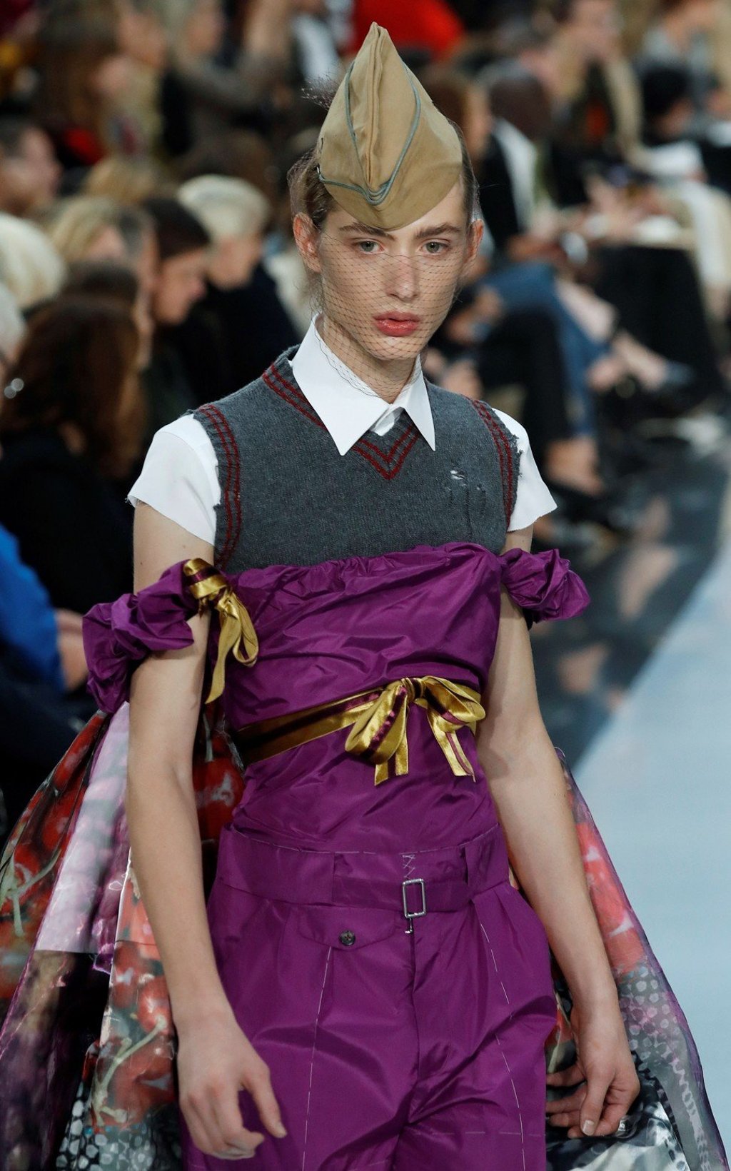 A model presents a creation by Maison Margiela during the Women's Spring-Summer 2020 Ready-to-Wear collection show at Paris Fashion Week. Photo: AFP A model presents a creation by Maison Margiela during the Women's Spring-Summer 2020 Ready-to-Wear collection show at Paris Fashion Week. Photo: AFP