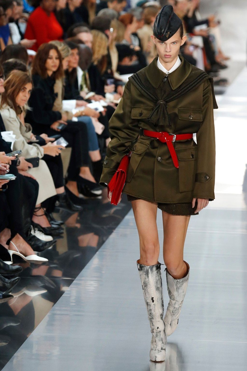 A model presents a creation by Maison Margiela during the Women's Spring-Summer 2020 Ready-to-Wear collection show at Paris Fashion Week. Photo: AFP A model presents a creation by Maison Margiela during the Women's Spring-Summer 2020 Ready-to-Wear collection show at Paris Fashion Week. Photo: AFP