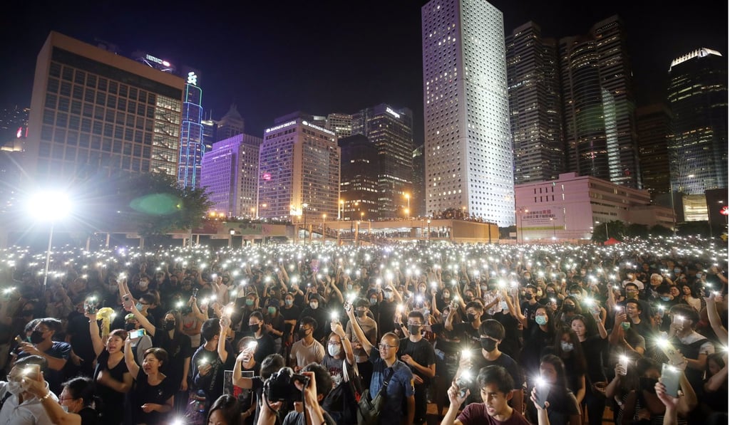 The organiser estimated at least 50,000 attended while police put the figure at 9,520. Photo: Winson Wong