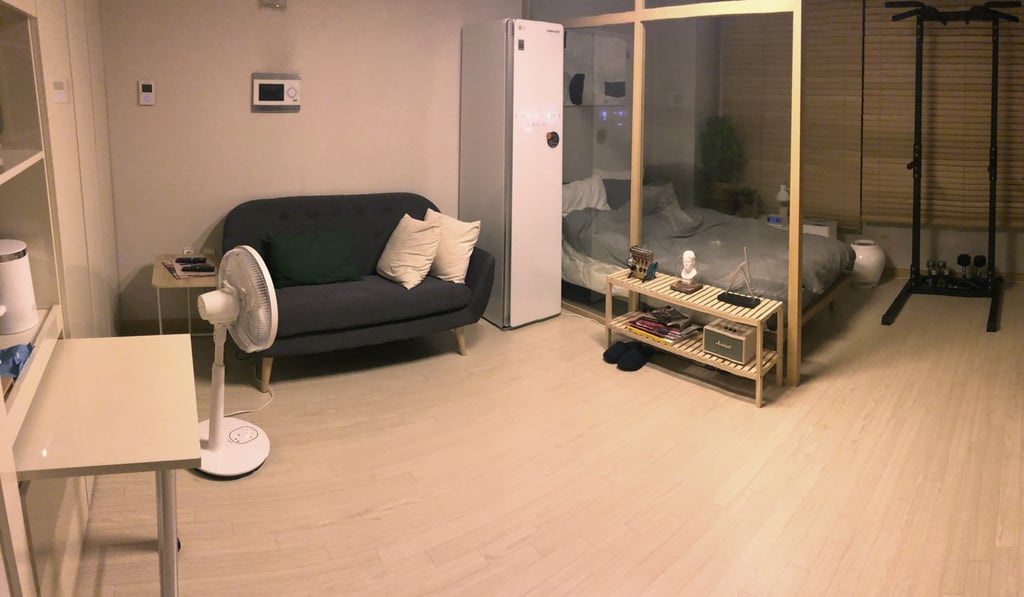 Jang Dae-ik lives in a 356 sq ft studio apartment in central Seoul. Photo: Handout