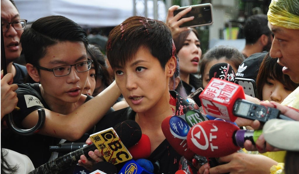 Denise Ho told media that Hongkongers “will not back down or be intimidated”. Photo: CNS