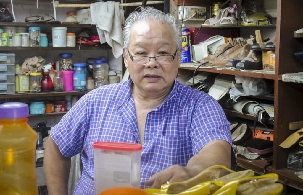 Chun Powhughe at his shop, Kim Brothers, in Jor Bagh, Delhi. Photo: B. Ajay Sharma