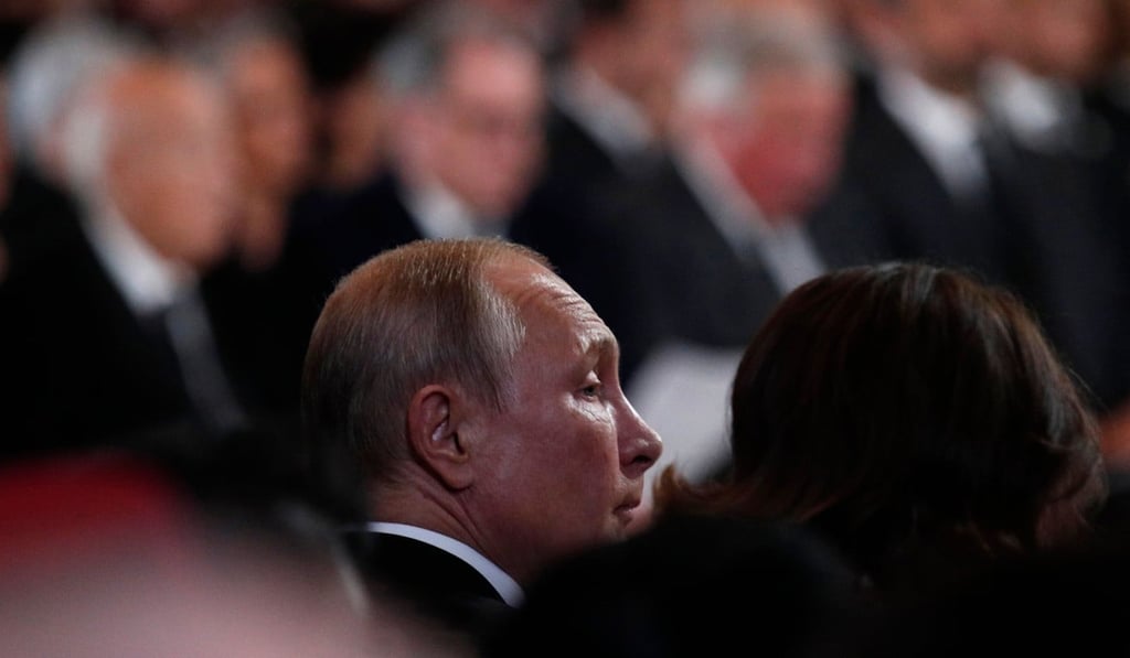Russian President Vladimir Putin attended the funeral service. Photo: AFP Russian President Vladimir Putin attended the funeral service. Photo: AFP
