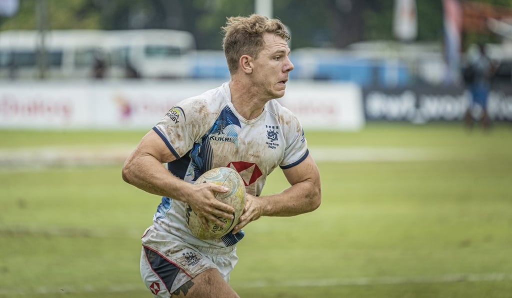 Seb Brien in Sri Lanka. The men now set their sights to South Korea for a shot at Tokyo next summer. Photo: Asia Rugby