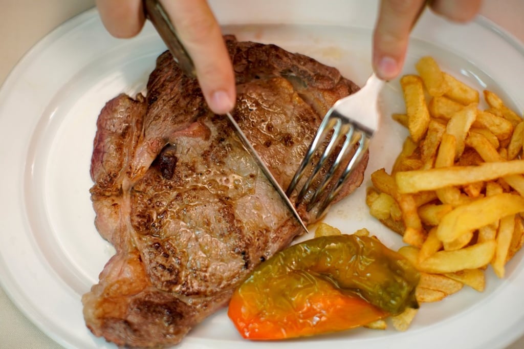 In the papers, the authors sought to gauge the potential impact of eating less meat, noting the average of two to four servings a week eaten in North America and western Europe. Photo: Reuters