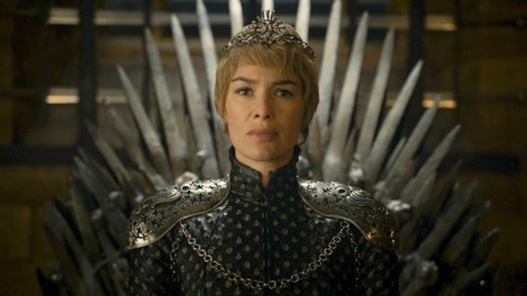 Played by Lena Headey, Cersei Lannister progressed from the wife and mother of kings to the Iron Throne itself in Game of Thrones. Photo: HBO