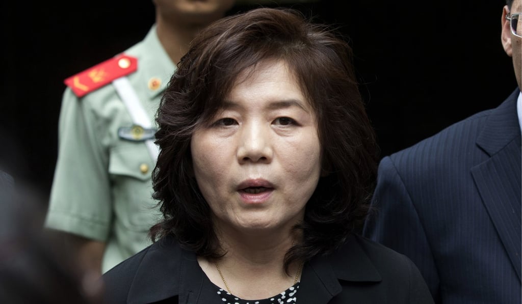 Norht Korea’s Vice Foreign Minister Choe Son Hui. Photo: AP