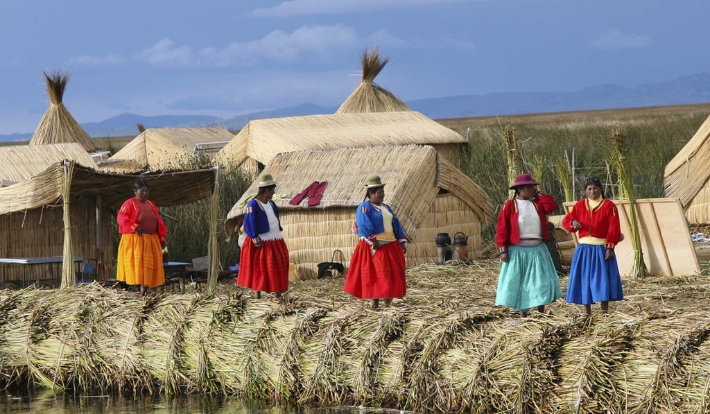 The enchanting floating Uros Islands on Lake Titicaca. Photo: Lightfoot Travel