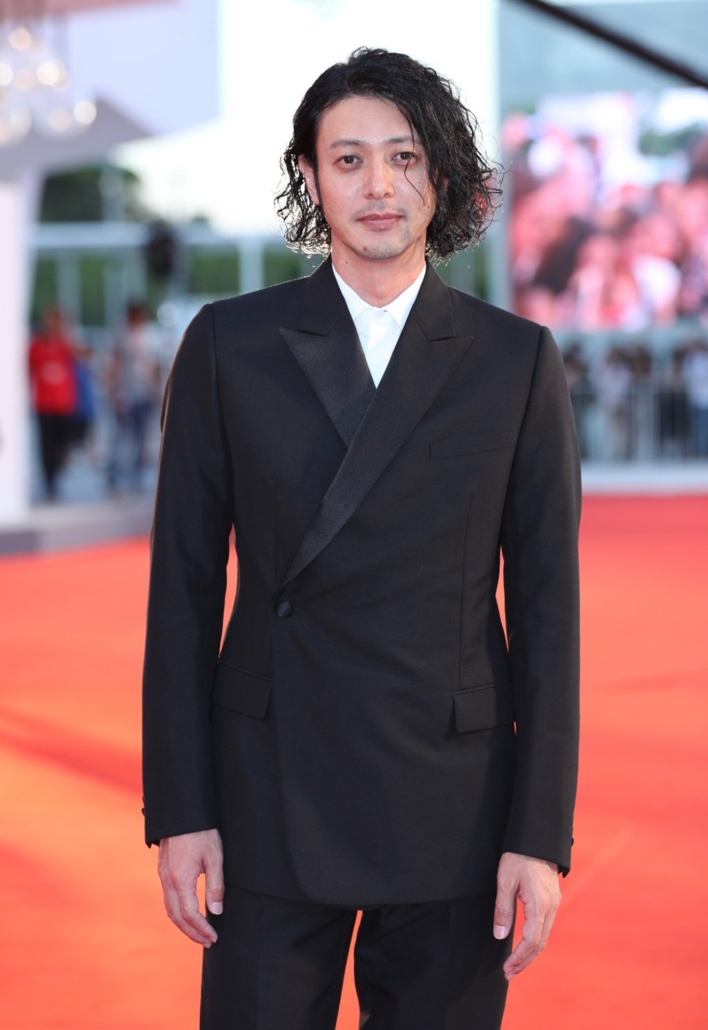 Japanese actor Joe Odagiri poses on the red carpet during the 76th Venice International Film Festival in Venice, Italy. The Chinese film Lan Xin Da Ju Yuan (Saturday Fiction) competed for the Golden Lion along with 20 other films. Photo: Xinhua