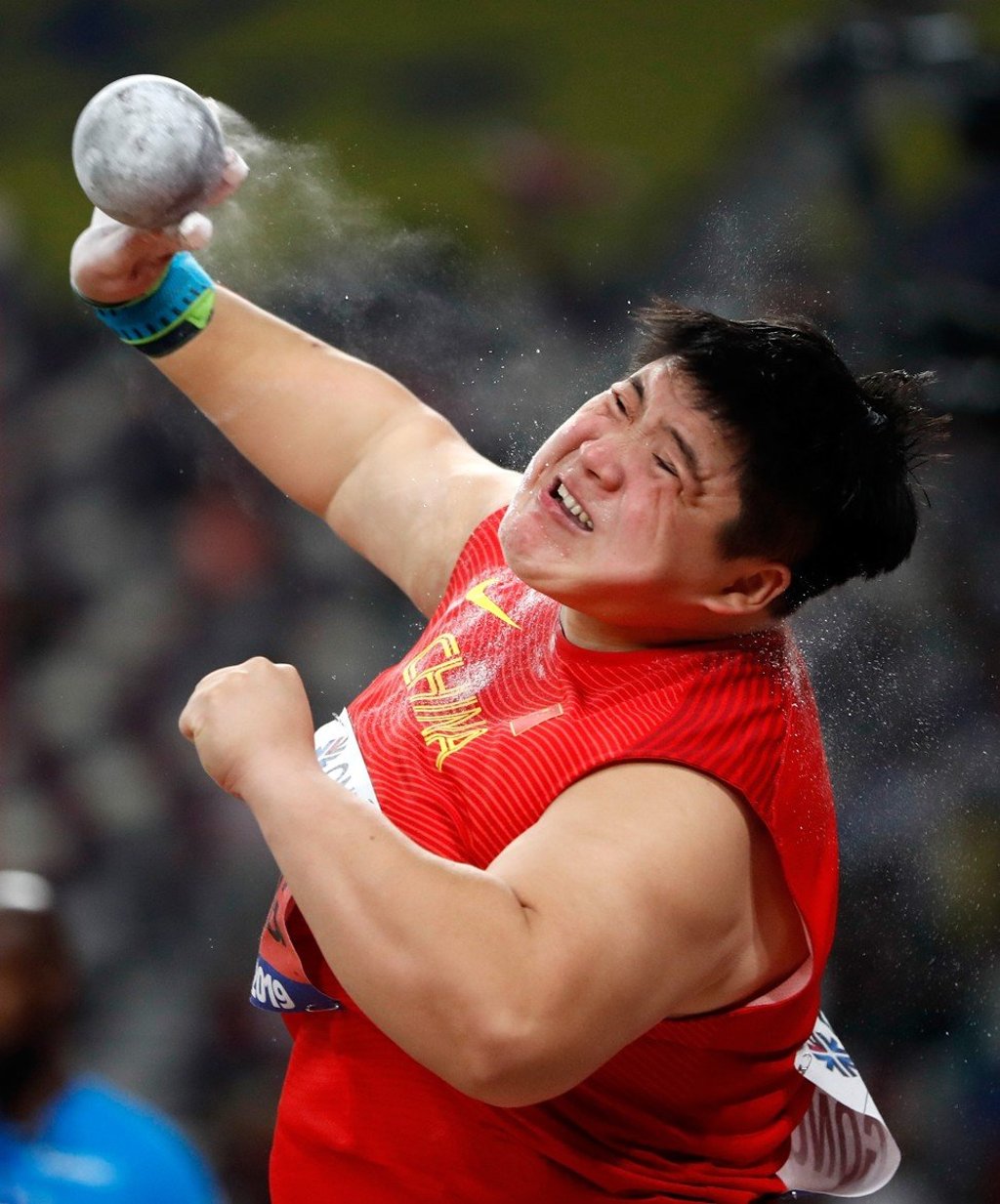 China’s Gong Lijiao competes in the shot put final at the 2019 IAAF World Athletics Championships in Doha. Photo: Xinhua